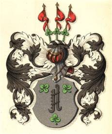 von Knuth, Coat of arms - Våbenskjold.