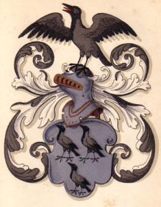 Krag af Jylland, Coat of arms - Våbenskjold.