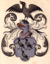 Krag af Jylland, Coat of arms - Vbenskjold.