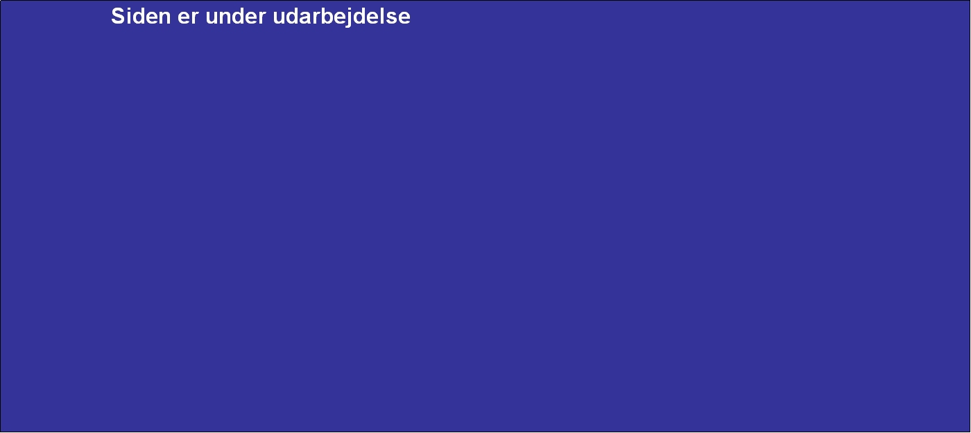 Tekstboks:                  Siden er under udarbejdelse